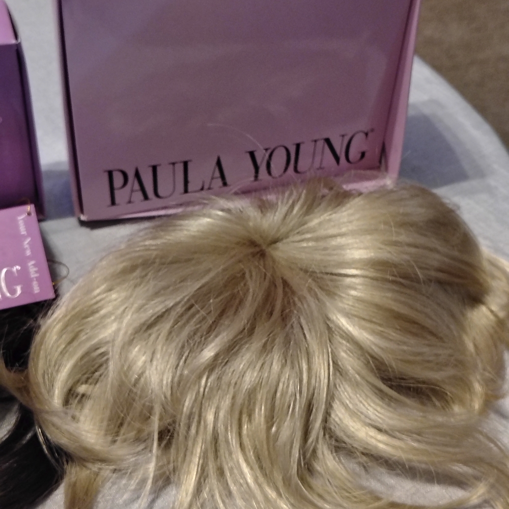 Paula Young Blonde Clip-In Hair Topper - Natural Blonde - Picture 2 of 11